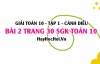 Giải bài 2 trang 30 Toán 10 tập 1 SGK Cánh Diều: Biểu diễn miền nghiệm